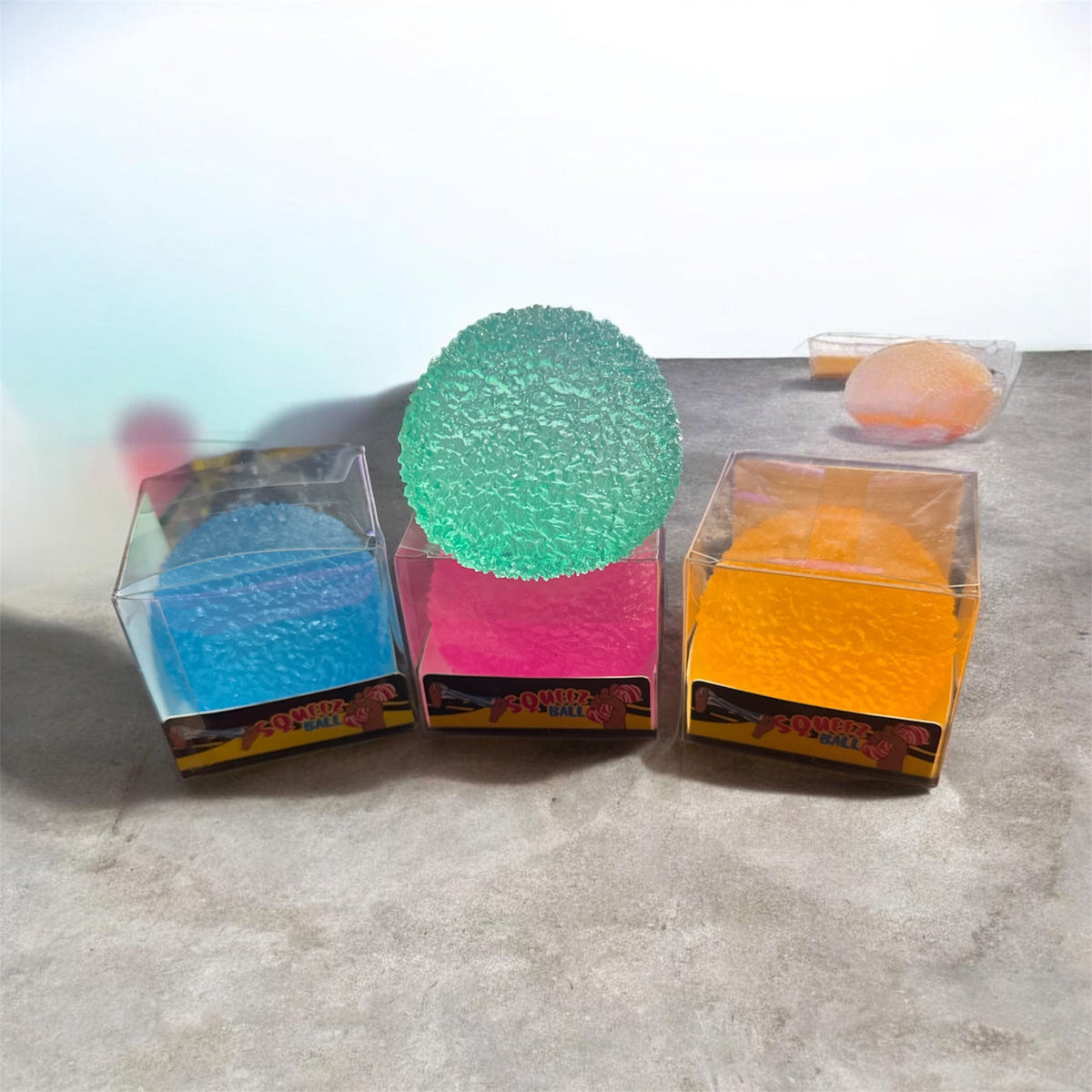 ROUGH, STRETCHY, AND SQUISHY COLORED BALL - CHOOSE YOUR COLOR