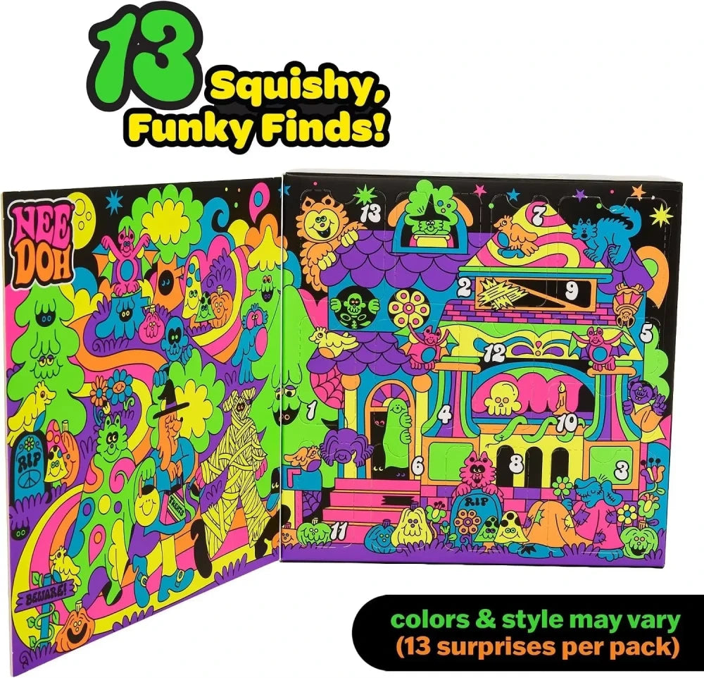 Spooky Slow Rise Stress Relief Toy Advent Calendar