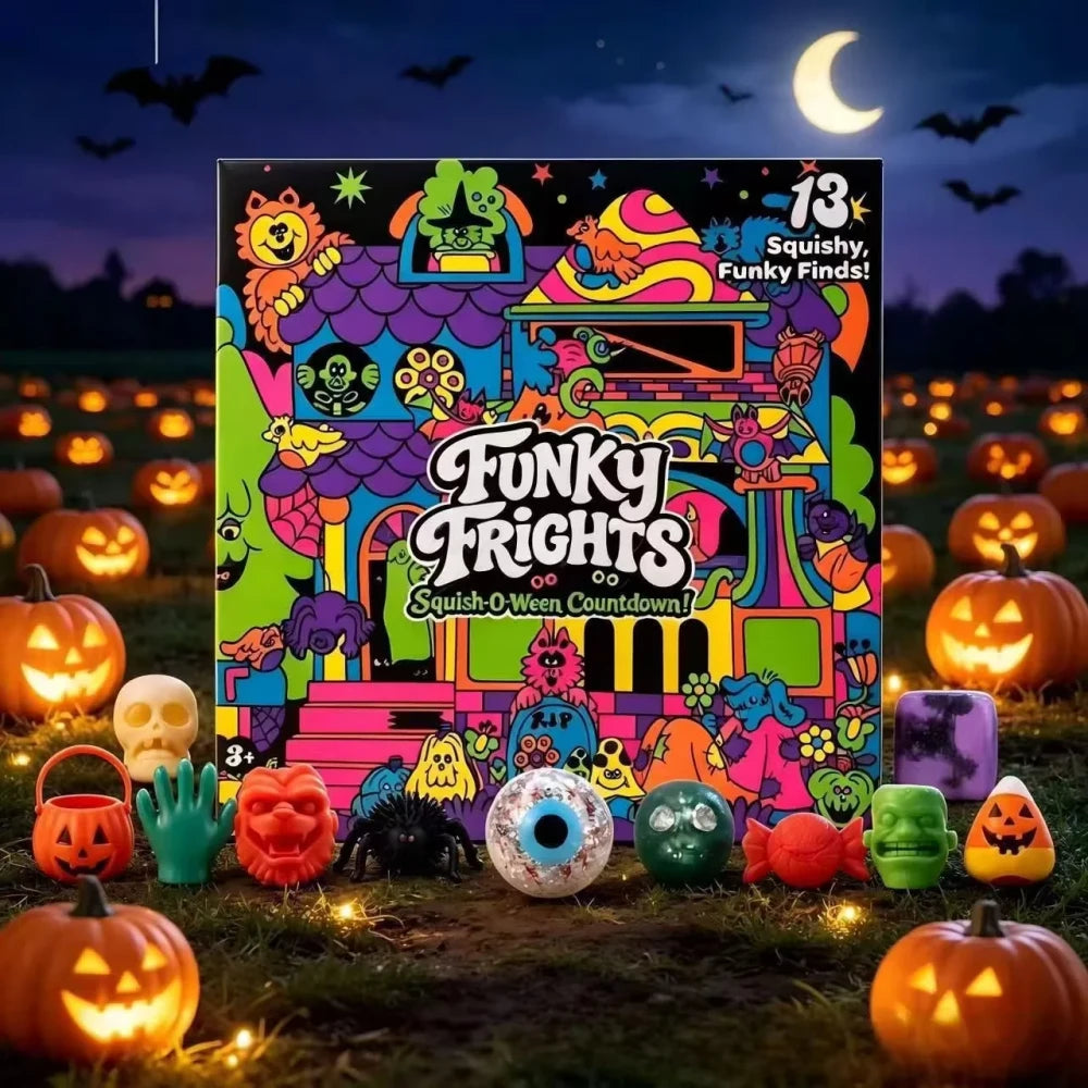 Spooky Slow Rise Stress Relief Toy Advent Calendar