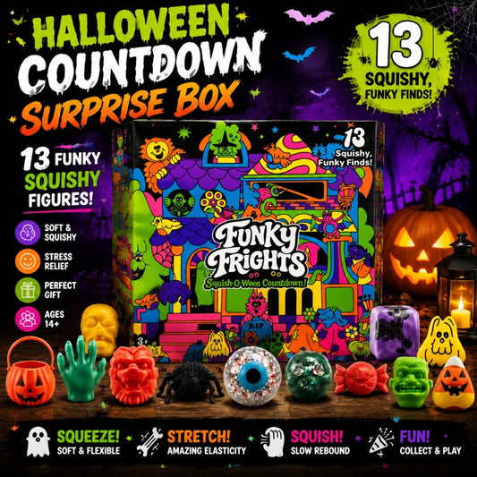 Spooky Slow Rise Stress Relief Toy Advent Calendar
