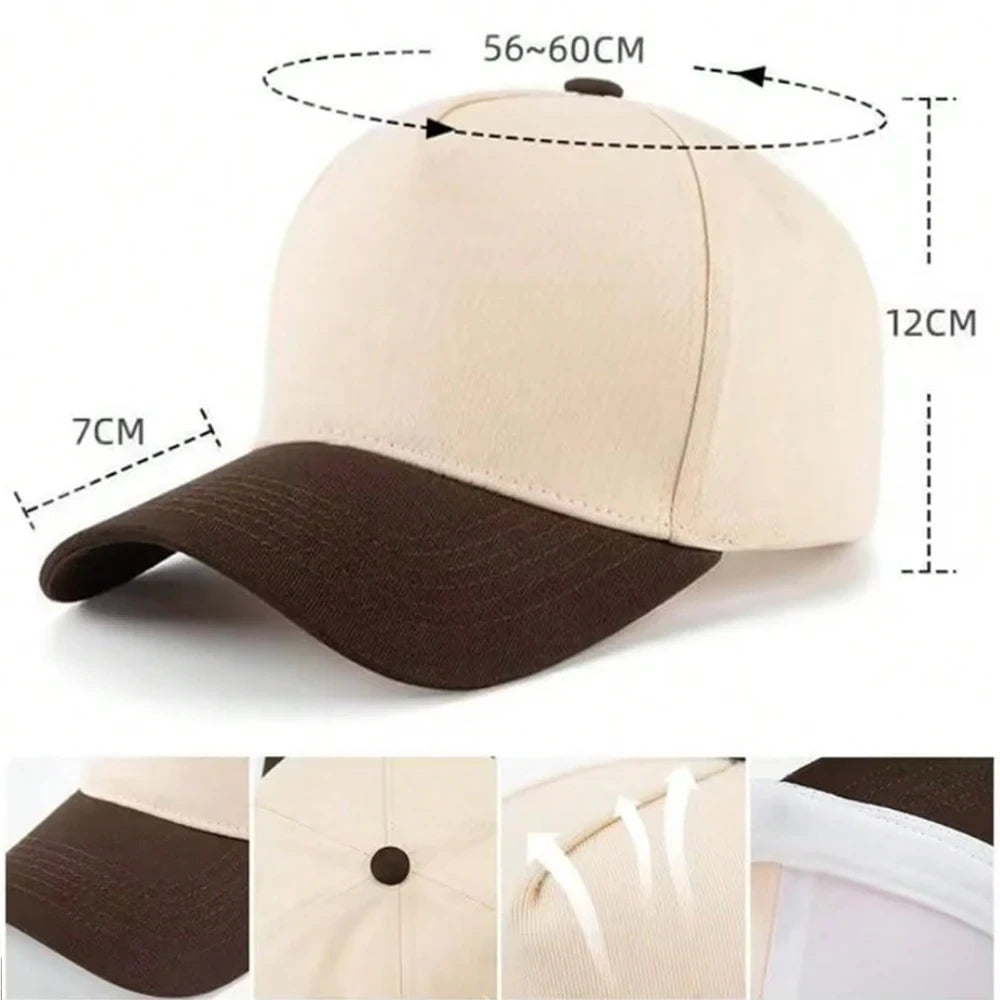 Outdoor Splicing Color Baseball Cap