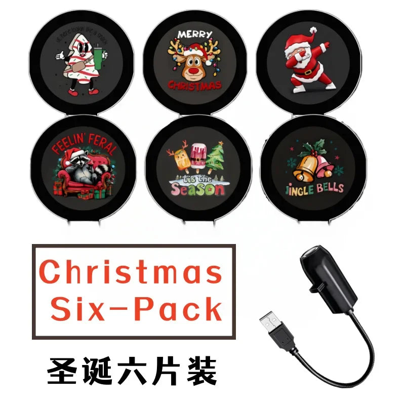 2026 Christmas Projector Lights USB Plug & Play Holiday Indoor HD Night Light,Christmas Tree Design,Christmas Decor Gift
